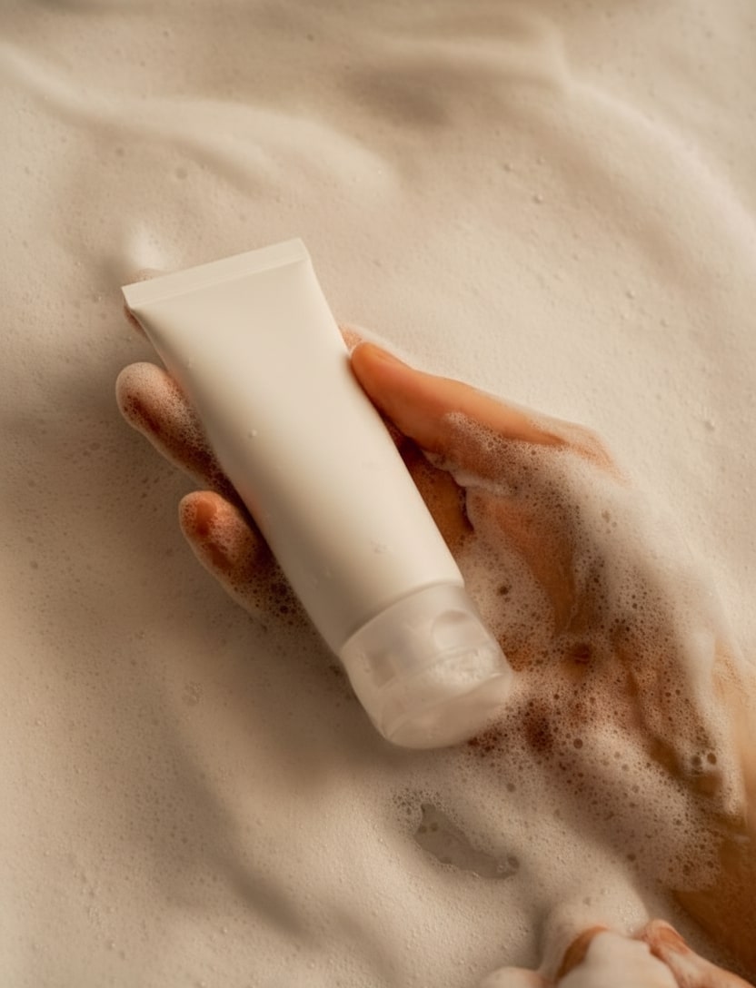 AI photoshoot template scene for ecommerce product